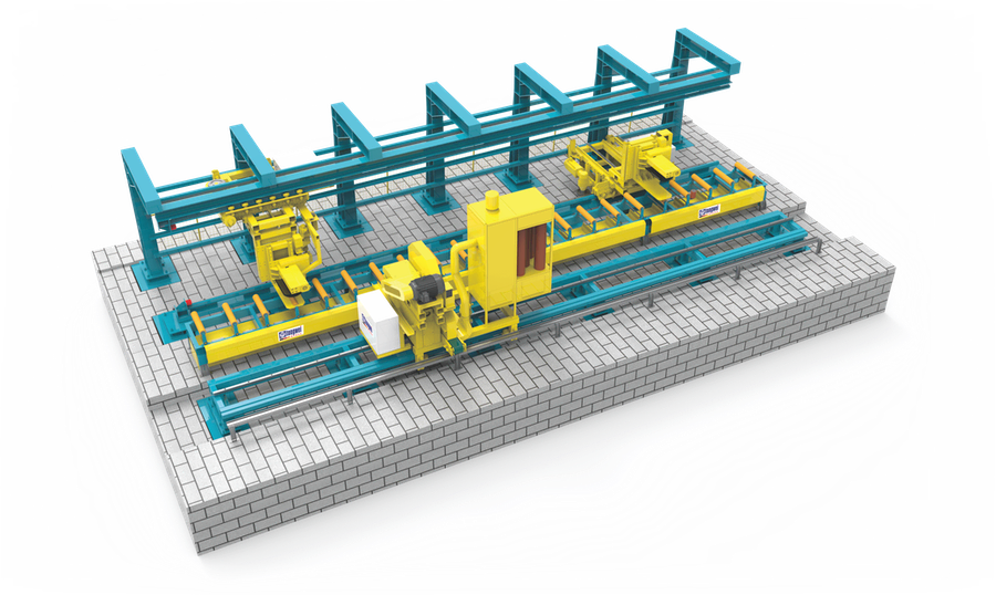 FULL SERVO SUSPENSION RACK TYPE THREE-HEAD TRACTOR